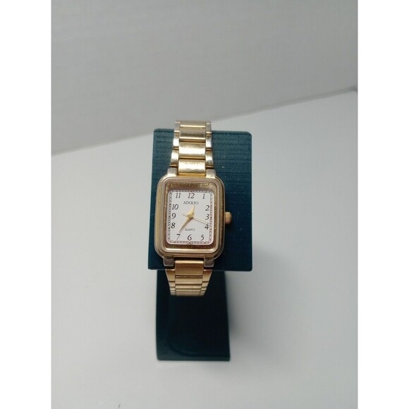 Adolfo Women's Wrist Watch Analog Gold Tone - Picture 1 of 7